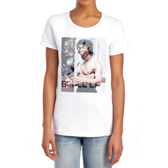 Bruce Lee Revving Up Women's 18/1 Cotton Short-Sleeve T-Shirt