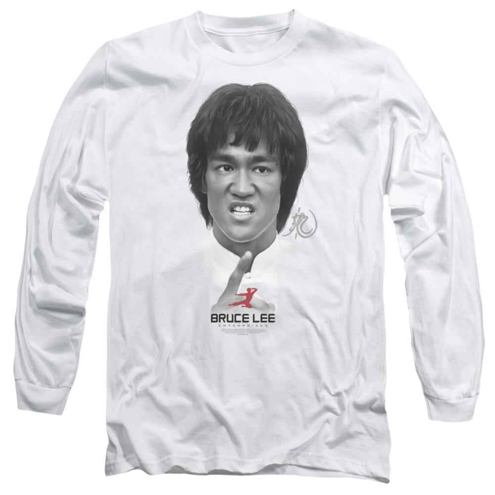 Bruce Lee Self Help Men's 18/1 Cotton Long-Sleeve T-Shirt
