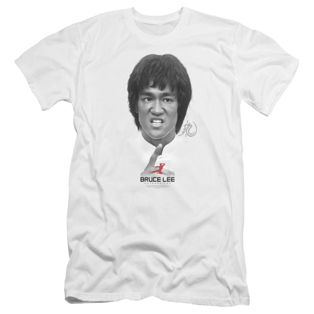 Bruce Lee Self Help Men's Ultra-Soft 30/1 Cotton Slim Short-Sleeve T-Shirt