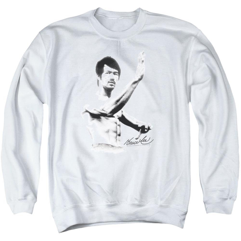 Bruce Lee Serenity Men's Crewneck 50 50 Poly Long-Sleeve T-Shirt