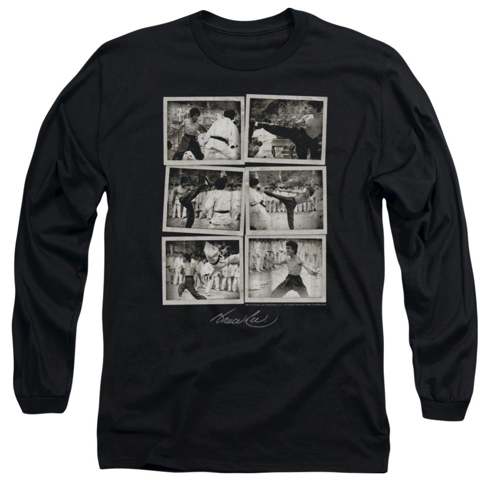 Bruce Lee Snap Shots Men's 18/1 Cotton Long-Sleeve T-Shirt