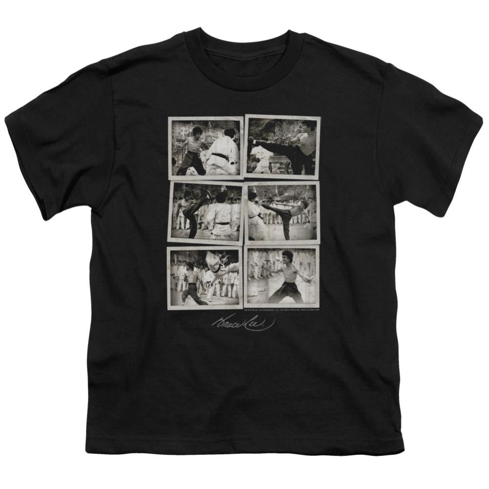 Bruce Lee Snap Shots Youth 18/1 100% Cotton Short-Sleeve T-Shirt