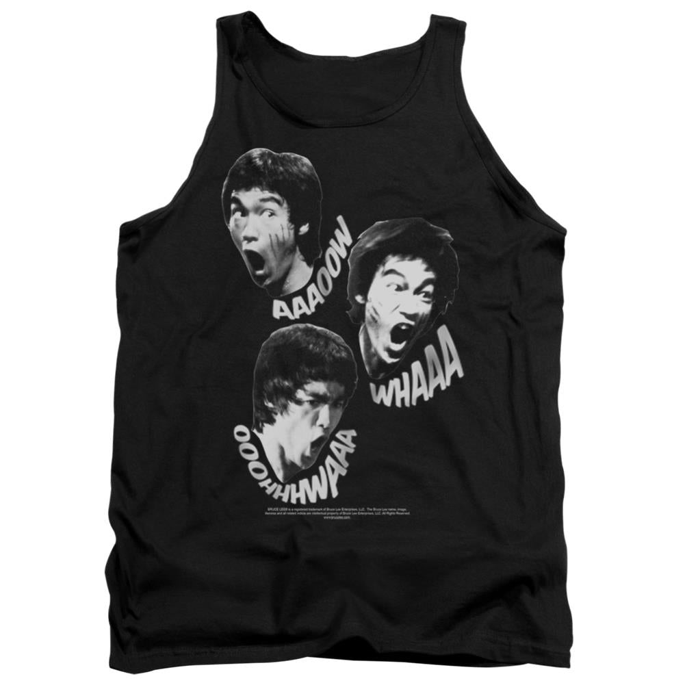 Bruce Lee Sounds Of The Dragon Men's 18/1 Cotton Tank Top