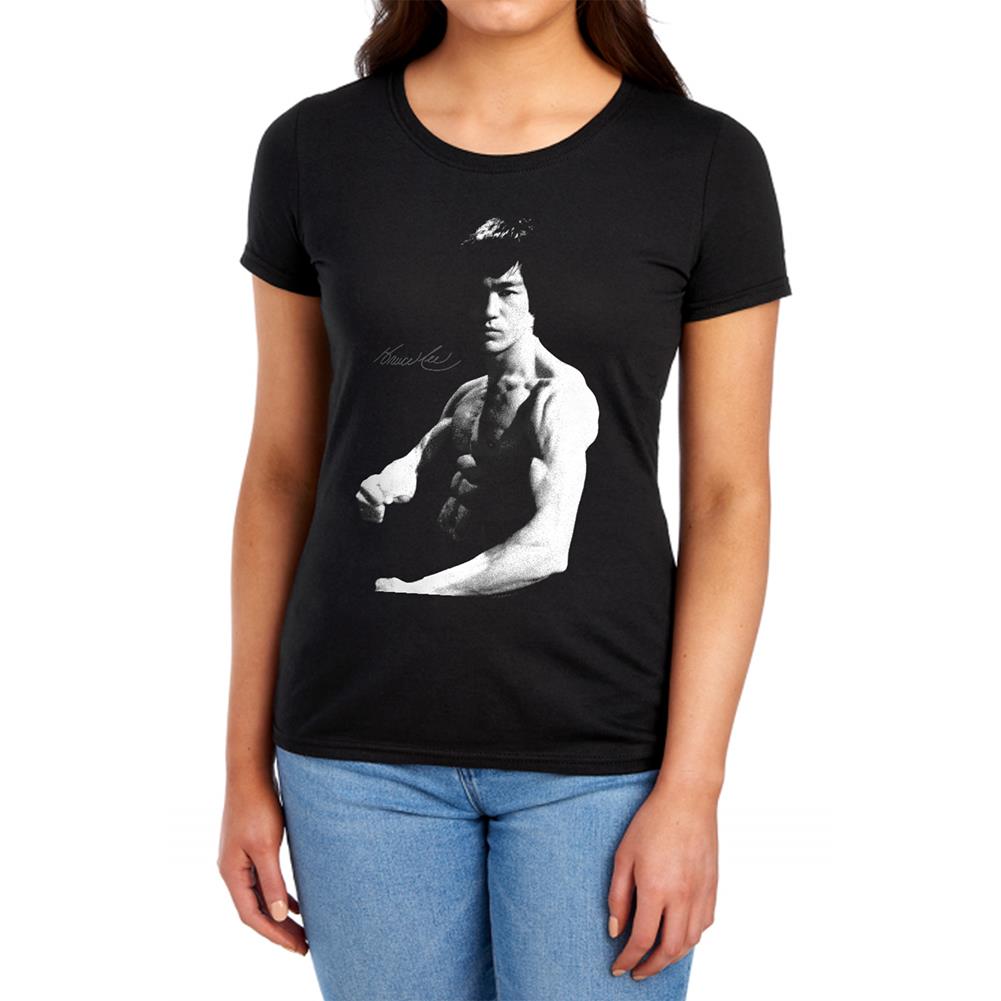Bruce Lee Stance Women's 18/1 Cotton Short-Sleeve T-Shirt
