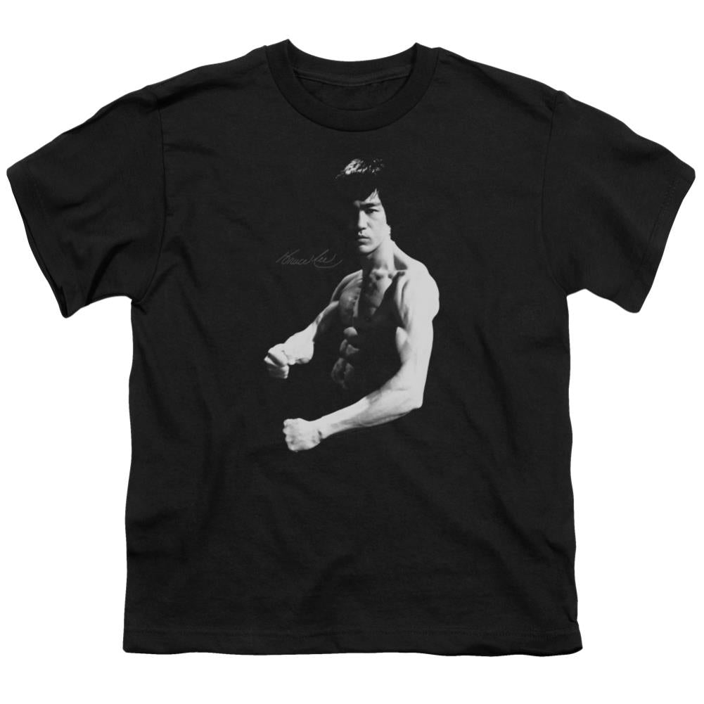 Bruce Lee Stance Youth 18/1 100% Cotton Short-Sleeve T-Shirt