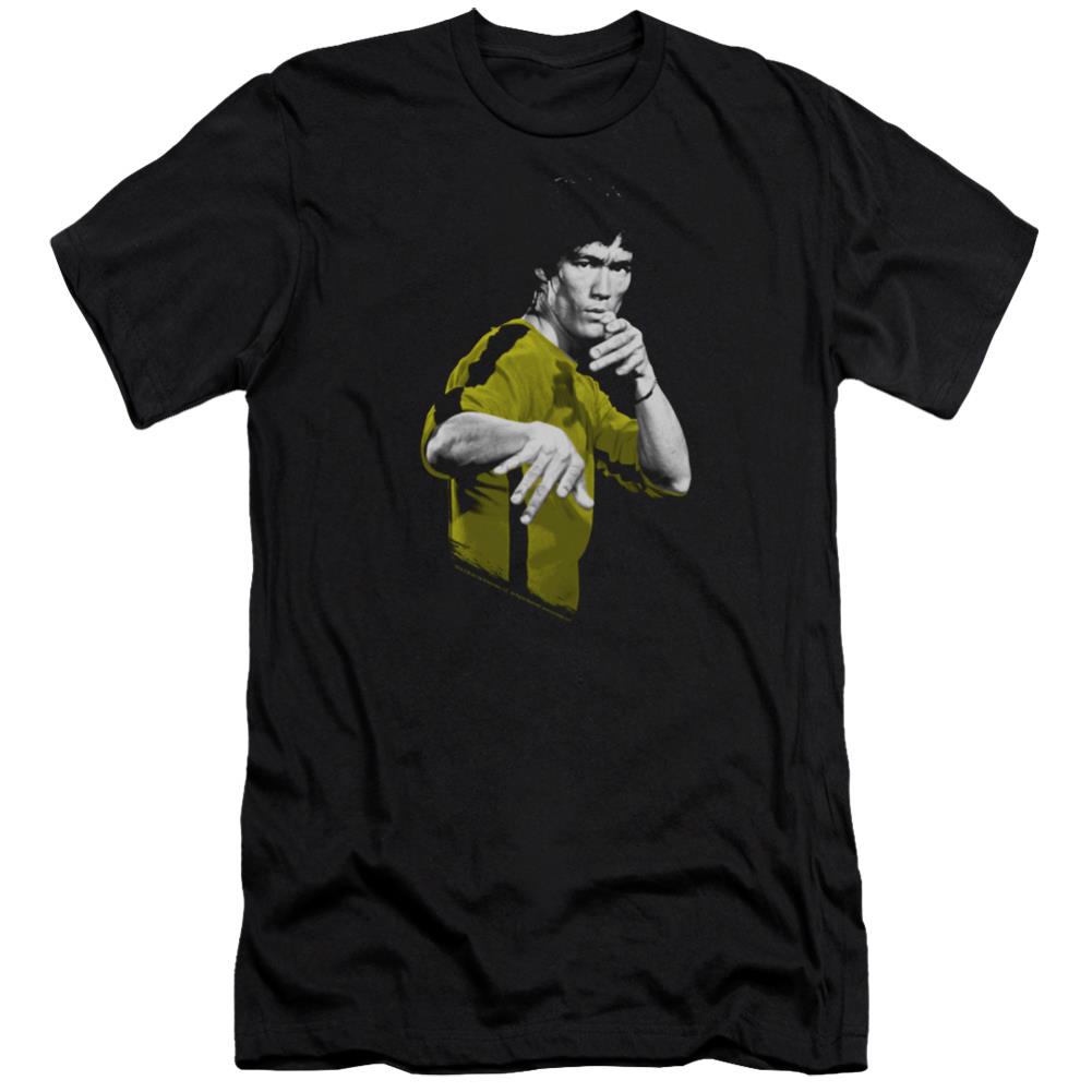 Bruce Lee Suit Of Death Men's Ultra-Soft 30/1 Cotton Slim Short-Sleeve T-Shirt