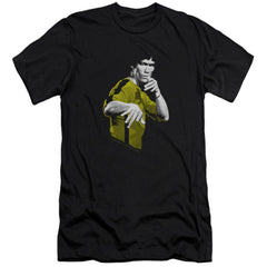 Bruce Lee Suit Of Death Men's Ultra-Soft 30/1 Cotton Slim Short-Sleeve T-Shirt