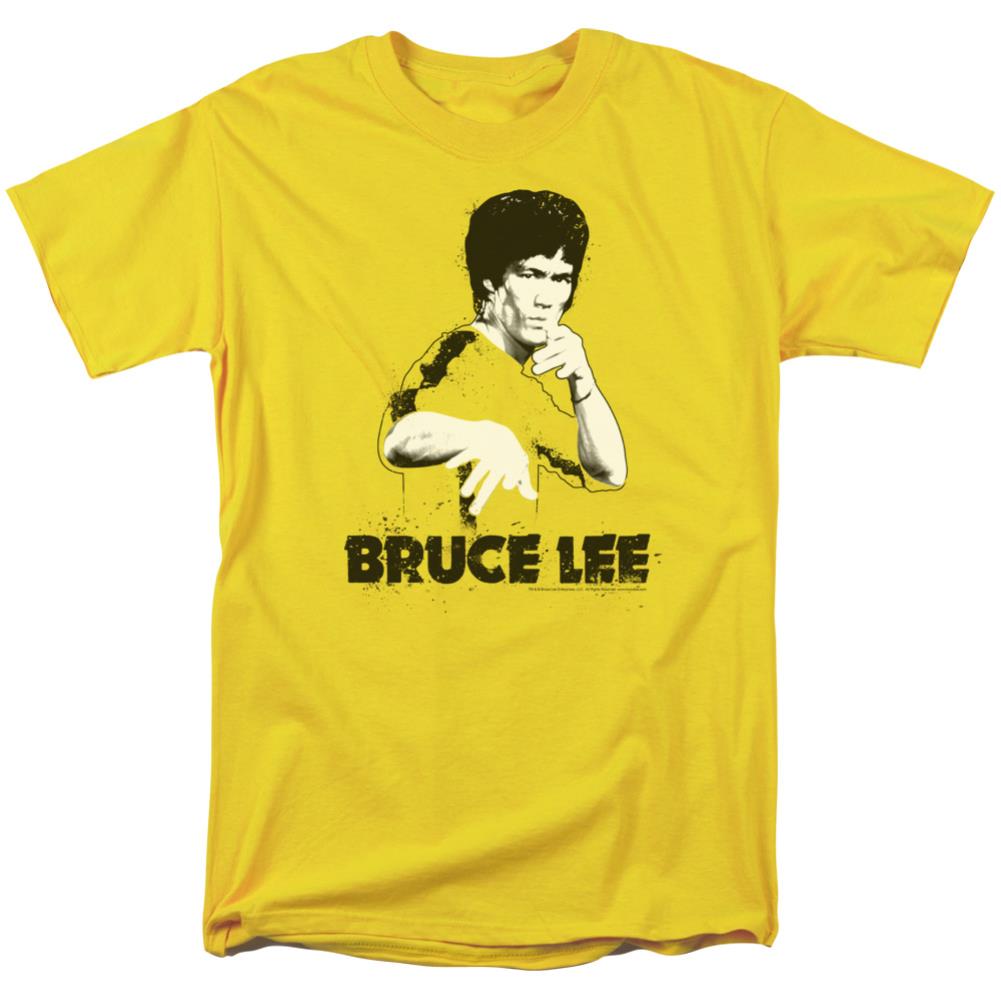 Bruce Lee Suit Splatter Men's 18/1 Cotton Short-Sleeve T-Shirt