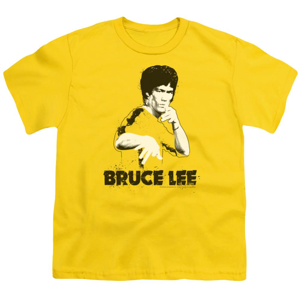 Bruce Lee Suit Splatter Youth 18/1 100% Cotton Short-Sleeve T-Shirt