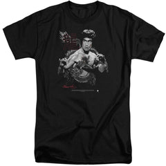 Bruce Lee The Dragon Men's 18/1 Tall Cotton Short-Sleeve T-Shirt