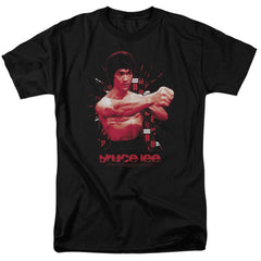 Bruce Lee The Shattering Fist Men's 18/1 Cotton Short-Sleeve T-Shirt