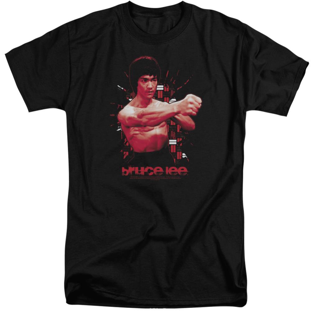 Bruce Lee The Shattering Fist Men's 18/1 Tall Cotton Short-Sleeve T-Shirt