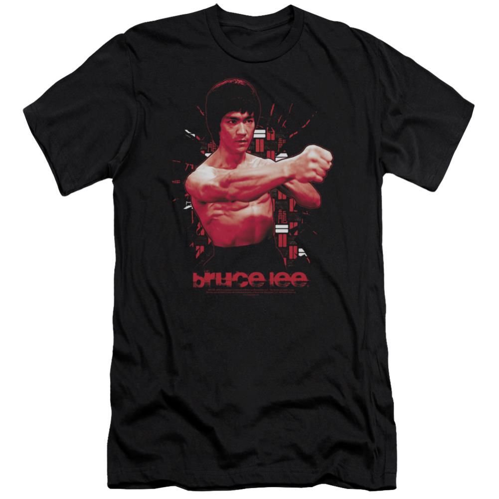 Bruce Lee The Shattering Fist Men's Ultra-Soft 30/1 Cotton Slim Short-Sleeve T-Shirt