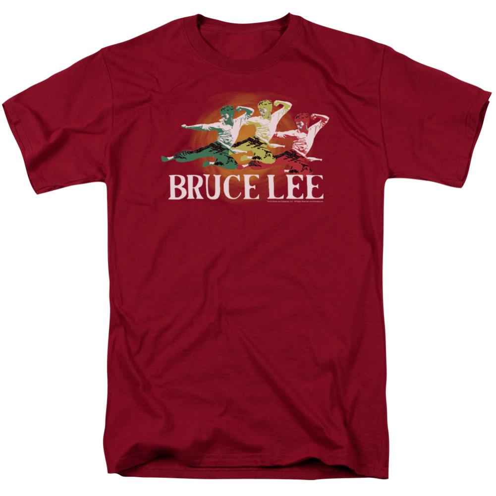 Bruce Lee Tri Color Men's 18/1 Cotton Short-Sleeve T-Shirt