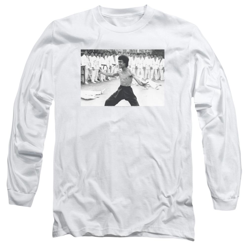 Bruce Lee Triumphant Men's 18/1 Cotton Long-Sleeve T-Shirt