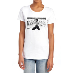 Bruce Lee Triumphant Women's 18/1 Cotton Short-Sleeve T-Shirt