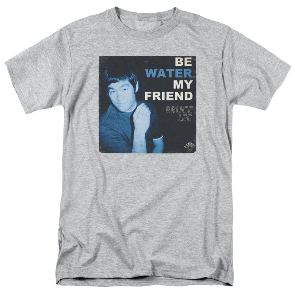 Bruce Lee Water Men's 18/1 Cotton Short-Sleeve T-Shirt