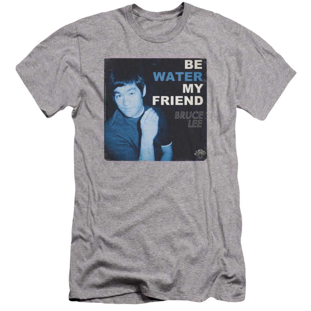 Bruce Lee Water Men's Ultra-Soft 30/1 Cotton Slim Short-Sleeve T-Shirt