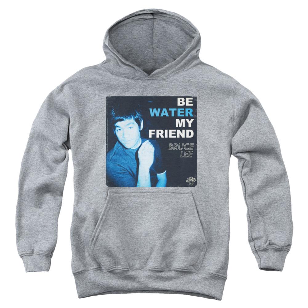 Bruce Lee Water Youth Cotton Poly Pull-Over Hoodie