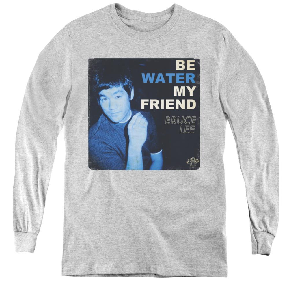Bruce Lee Water Youth Long-Sleeve T-Shirt