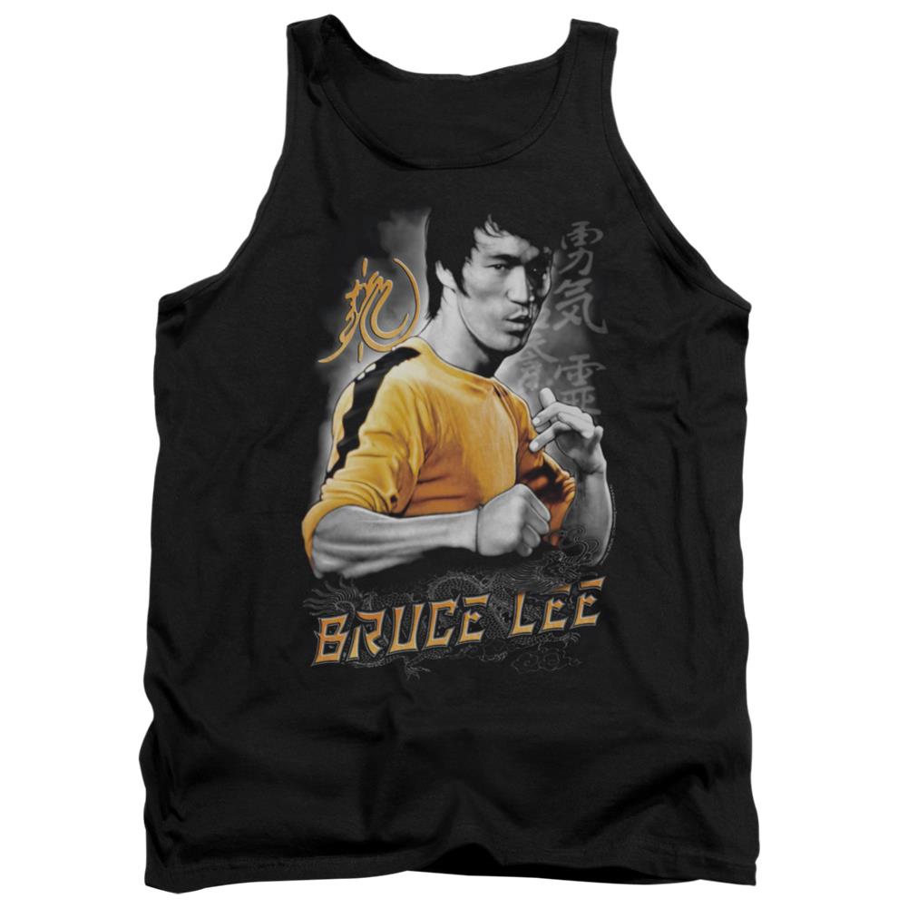 Bruce Lee Yellow Dragon Men's 18/1 Cotton Tank Top