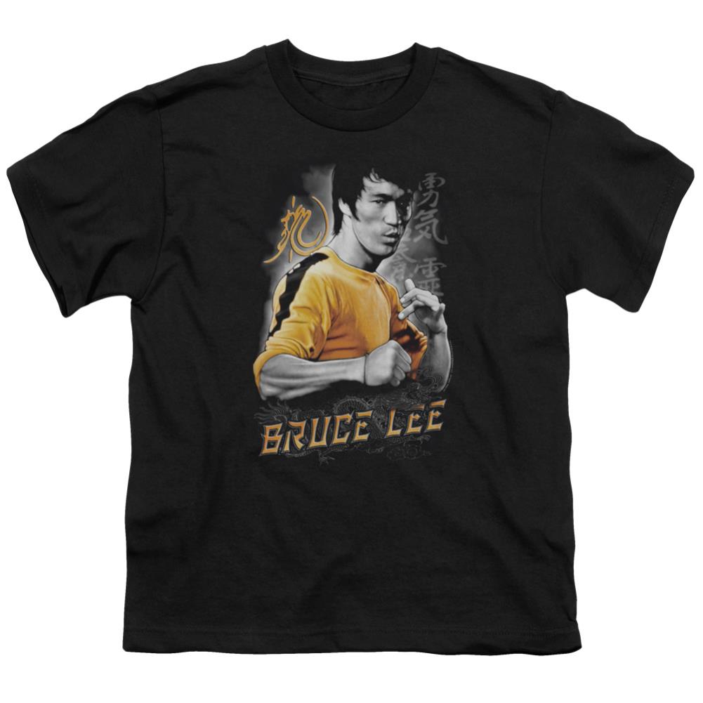 Bruce Lee Yellow Dragon Youth 18/1 100% Cotton Short-Sleeve T-Shirt