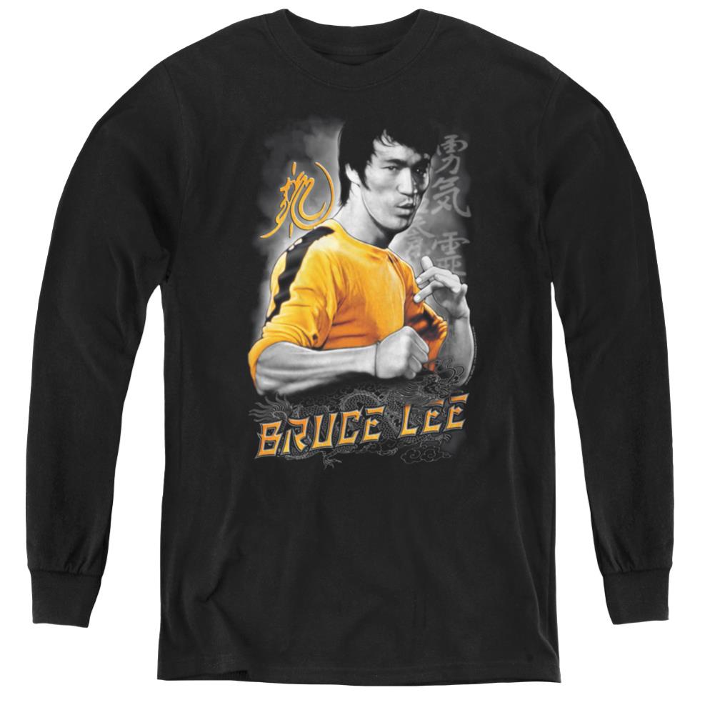 Bruce Lee Yellow Dragon Youth Long-Sleeve T-Shirt