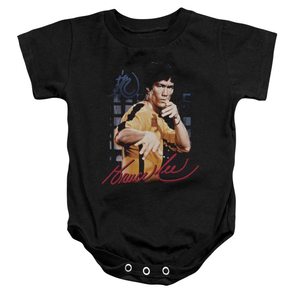 Bruce Lee Yellow Jumpsuit Infant's Cotton SS Snapsuit