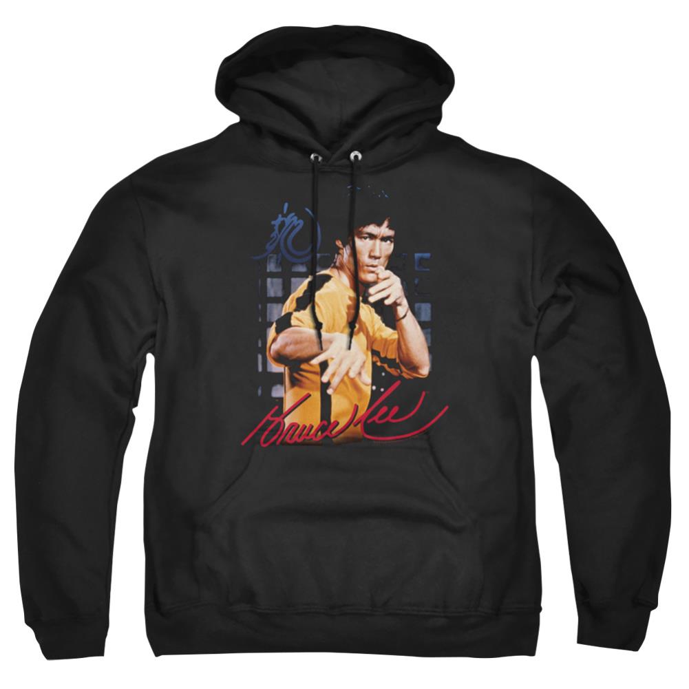 Bruce Lee Yellow Jumpsuit Men's Pull-Over 75 25 Poly Hoodie