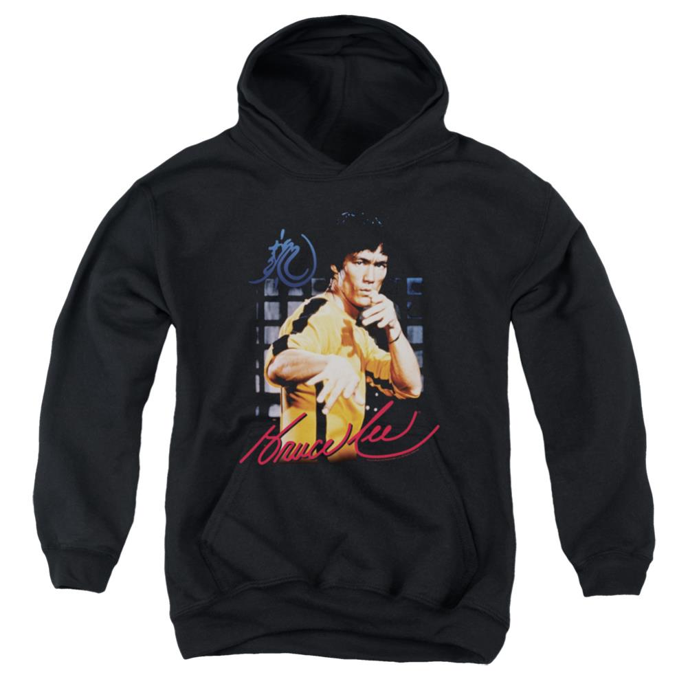 Bruce Lee Yellow Jumpsuit Youth Cotton Poly Pull-Over Hoodie