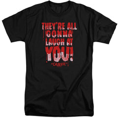 Carrie Laugh At You Men's 18/1 Tall Cotton Short-Sleeve T-Shirt
