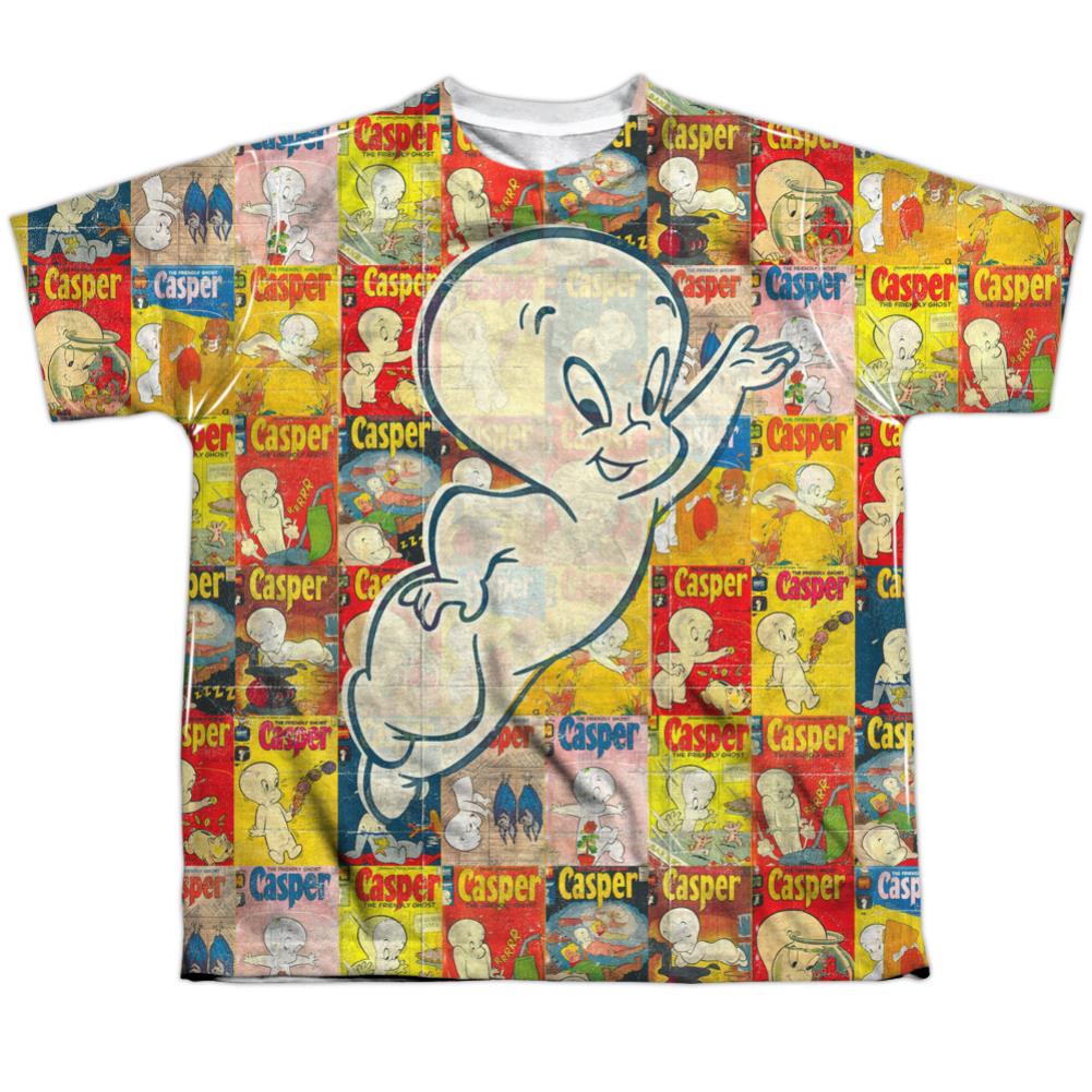 Casper Covered Youth Regular Fit Poly Short-Sleeve T-Shirt