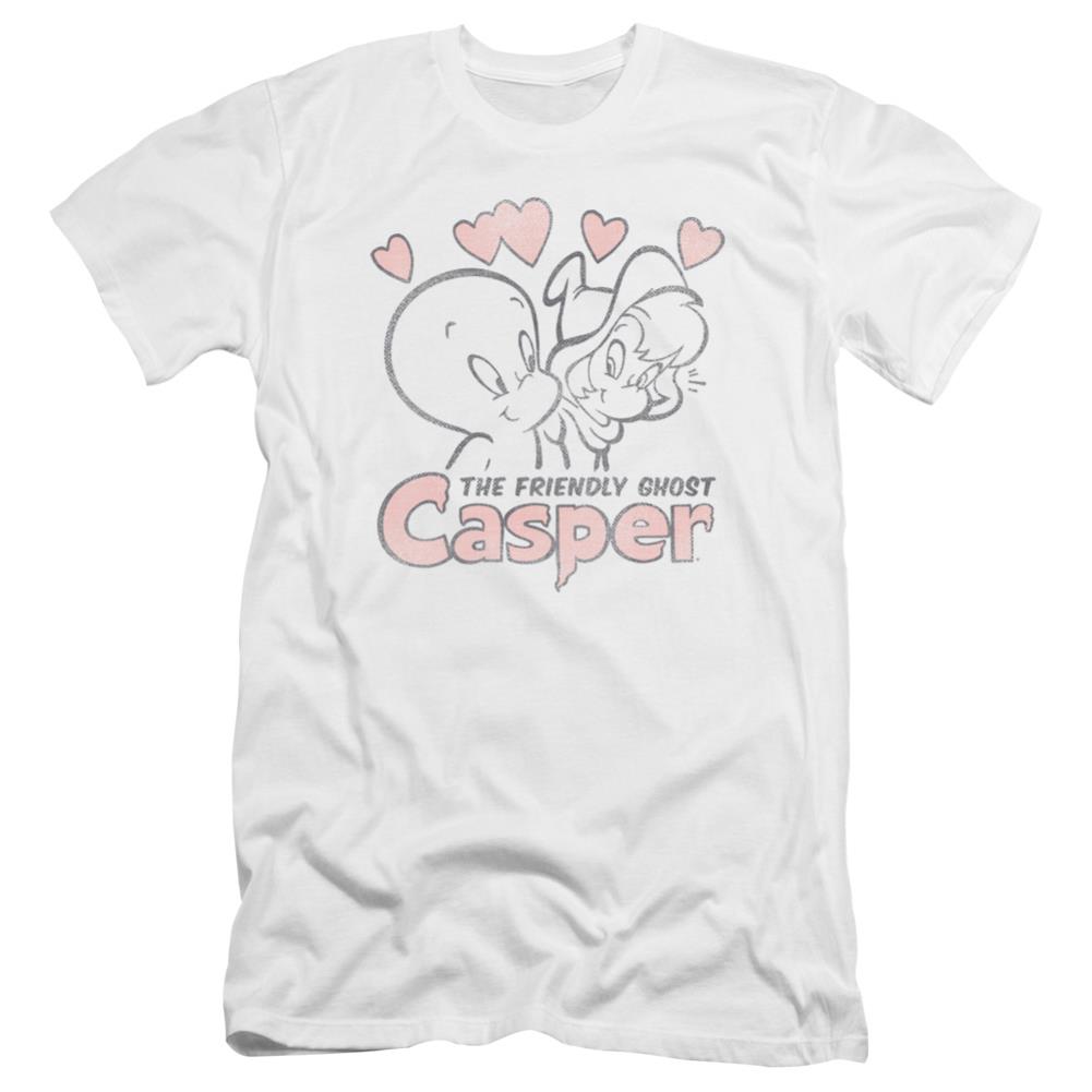Casper Hearts Men's Ultra-Soft 30/1 Cotton Slim Short-Sleeve T-Shirt