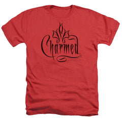 Charmed Charmed Logo Men's 30/1 Heather 60 40 Poly Short-Sleeve T-Shirt
