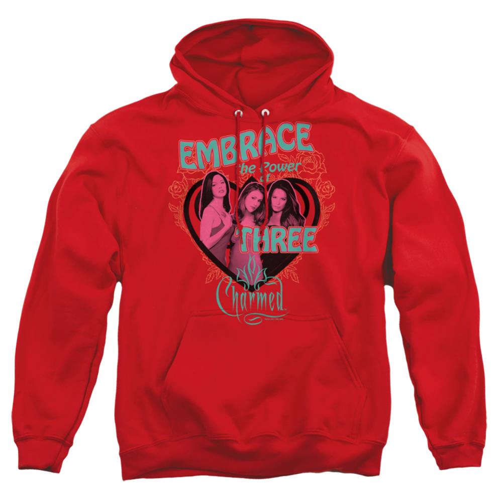 Charmed Embrace The Power Men's Pull-Over 75 25 Poly Hoodie