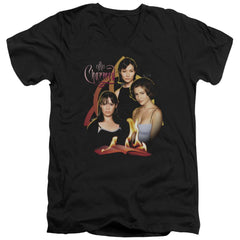 Charmed Original Three Men's 30/1 Cotton Slim V-Neck T-Shirt