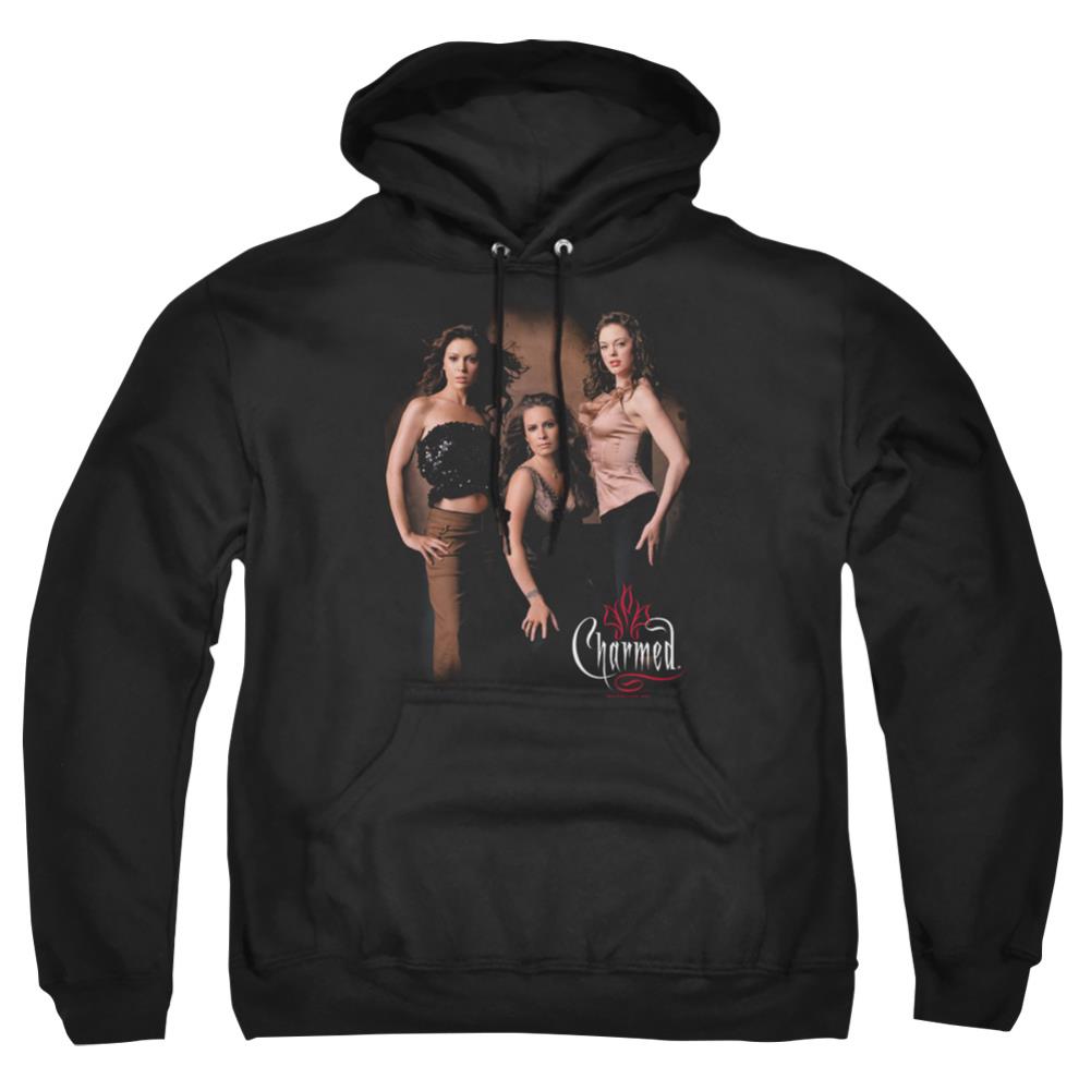 Charmed Three Hot Witches Men's Pull-Over 75 25 Poly Hoodie