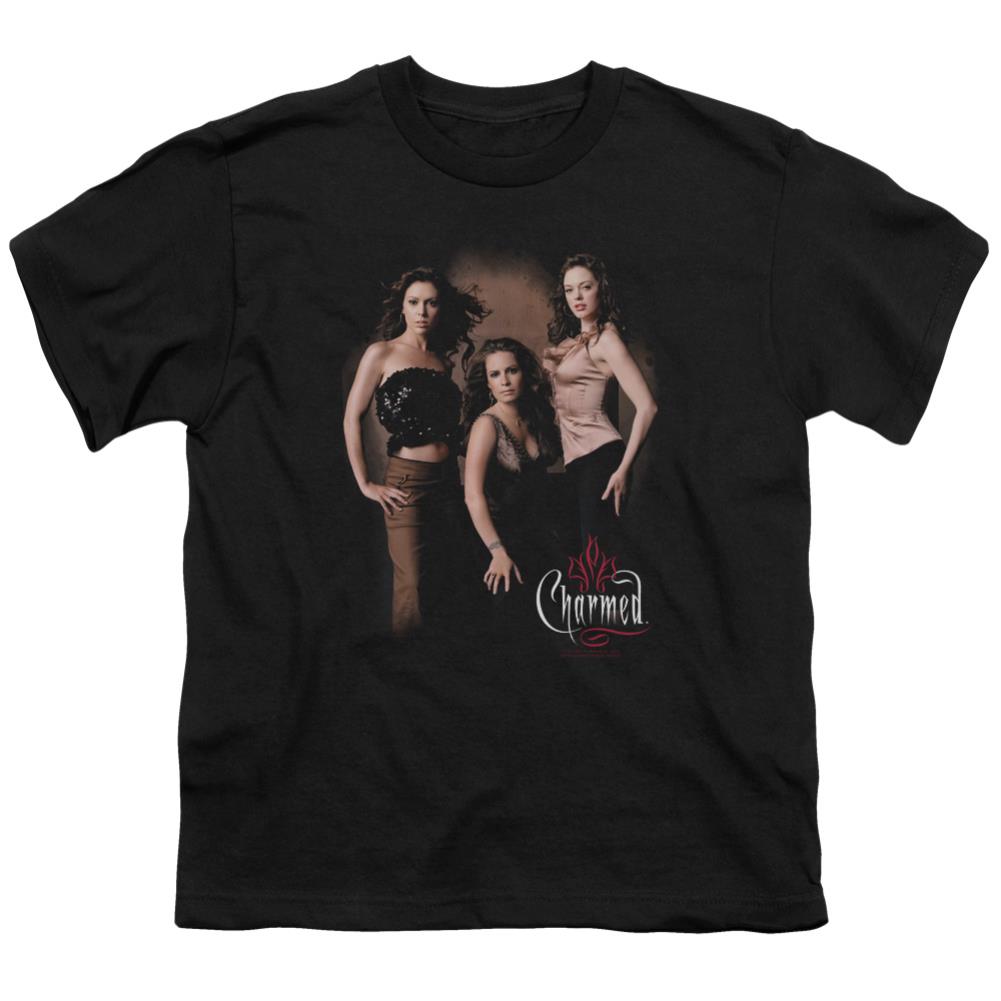 Charmed Three Hot Witches Youth 18/1 100% Cotton Short-Sleeve T-Shirt