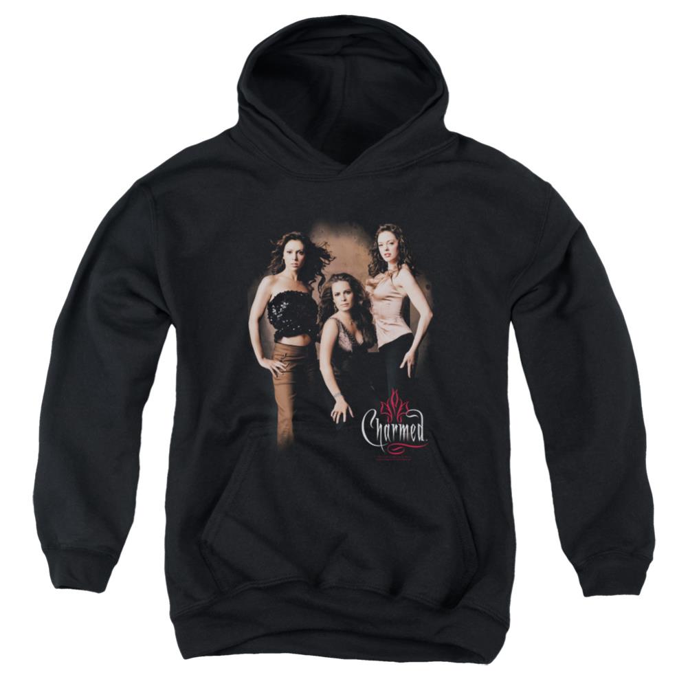 Charmed Three Hot Witches Youth Cotton Poly Pull-Over Hoodie