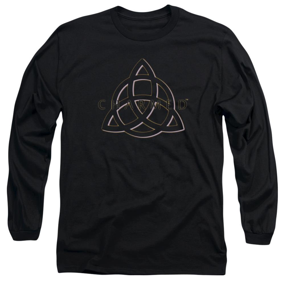 Charmed Triple Linked Logo Men's 18/1 Cotton Long-Sleeve T-Shirt