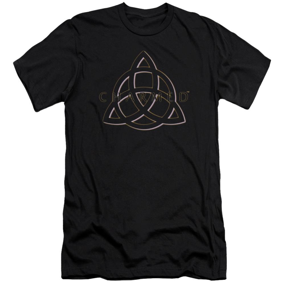 Charmed Triple Linked Logo Men's Ultra-Soft 30/1 Cotton Slim Short-Sleeve T-Shirt