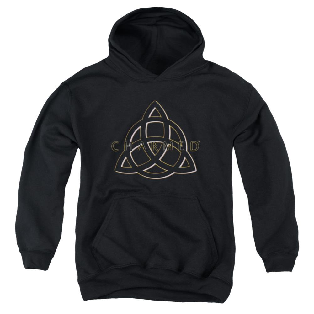 Charmed Triple Linked Logo Youth Cotton Poly Pull-Over Hoodie