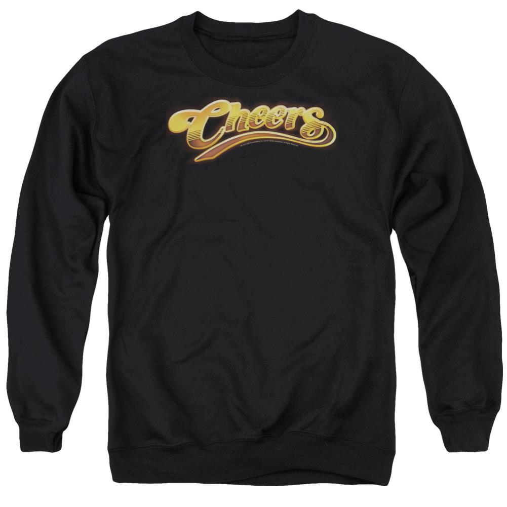 Cheers Cheers Logo Men's Crewneck 50 50 Poly Long-Sleeve T-Shirt