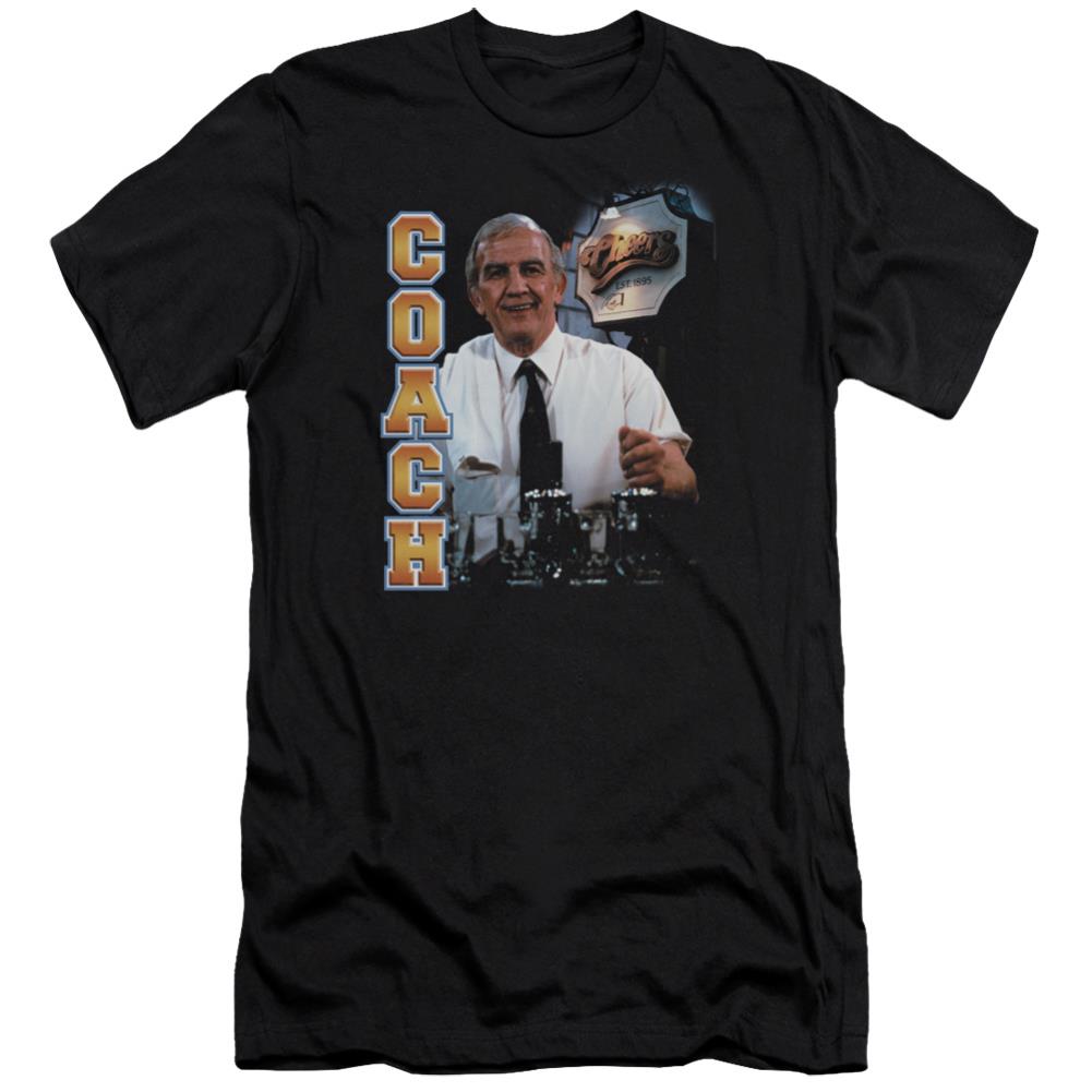 Cheers Coach Men's Ultra-Soft 30/1 Cotton Slim Short-Sleeve T-Shirt