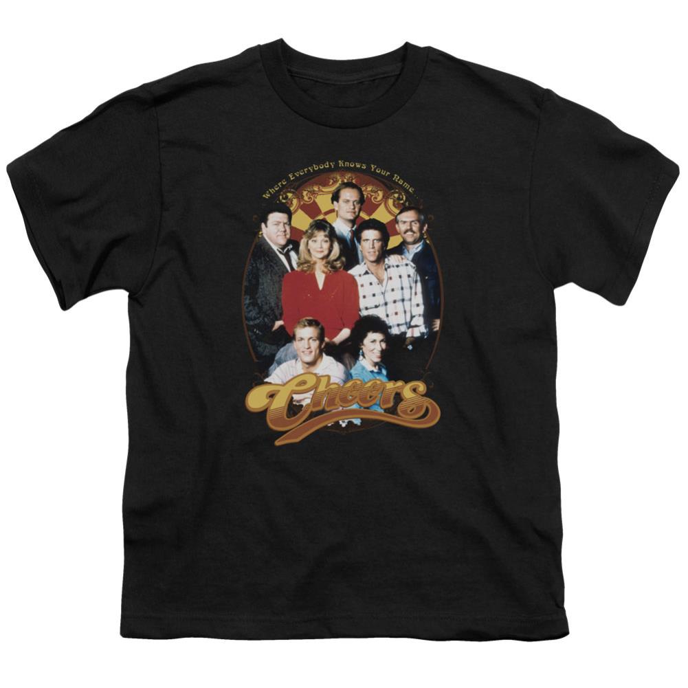 Cheers Group Shot Youth 18/1 100% Cotton Short-Sleeve T-Shirt