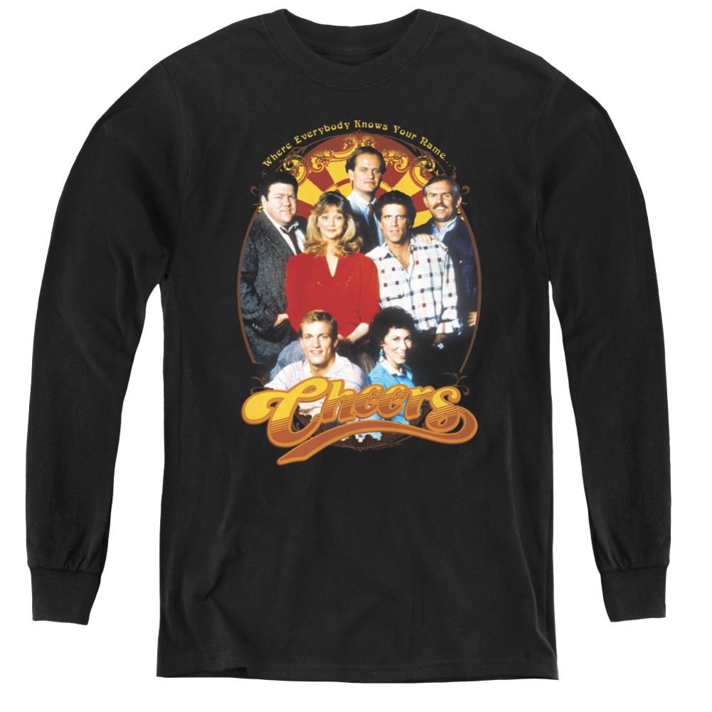 Cheers Group Shot Youth Long-Sleeve T-Shirt