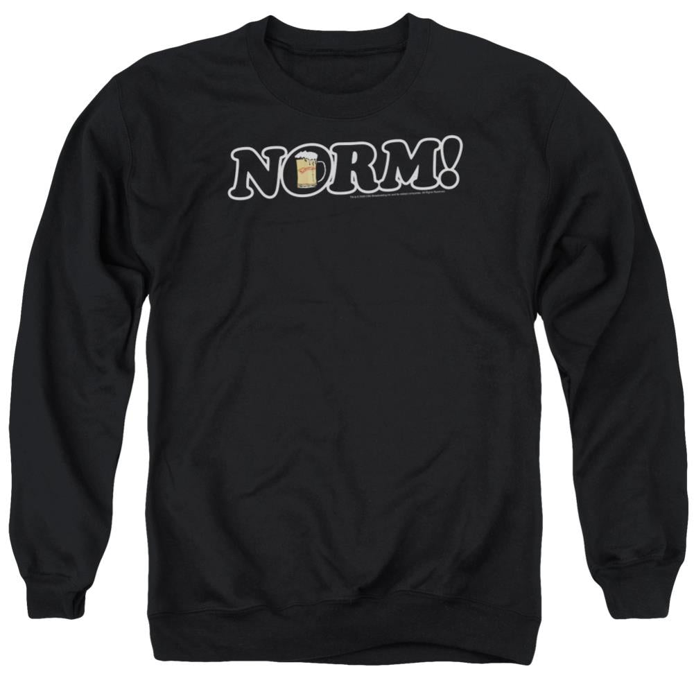 Cheers Norm! Men's Crewneck 50 50 Poly Long-Sleeve T-Shirt