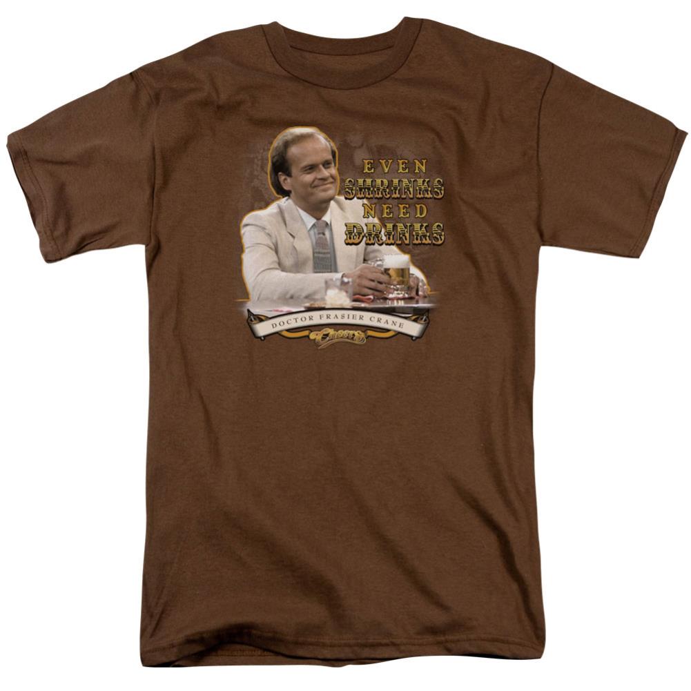 Cheers Shrink Drinking Men's 18/1 Cotton Short-Sleeve T-Shirt