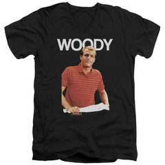 Cheers Woody Men's 30/1 Cotton Slim V-Neck T-Shirt