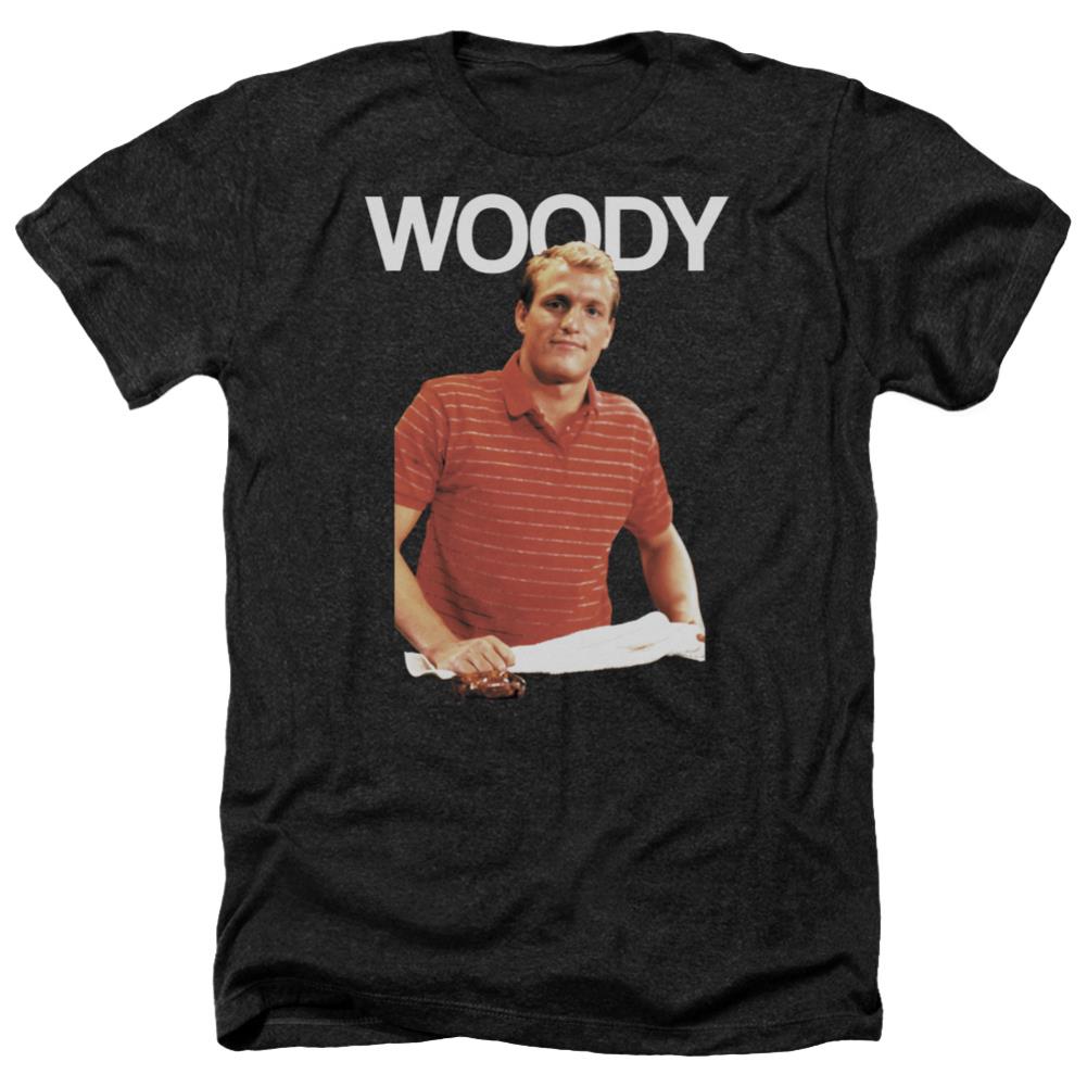 Cheers Woody Men's 30/1 Heather 60 40 Poly Short-Sleeve T-Shirt